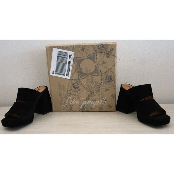 Free People Women's Sz 36 US 6M Black Love Is Everywhere Platform Sandals - Picture 2 of 13